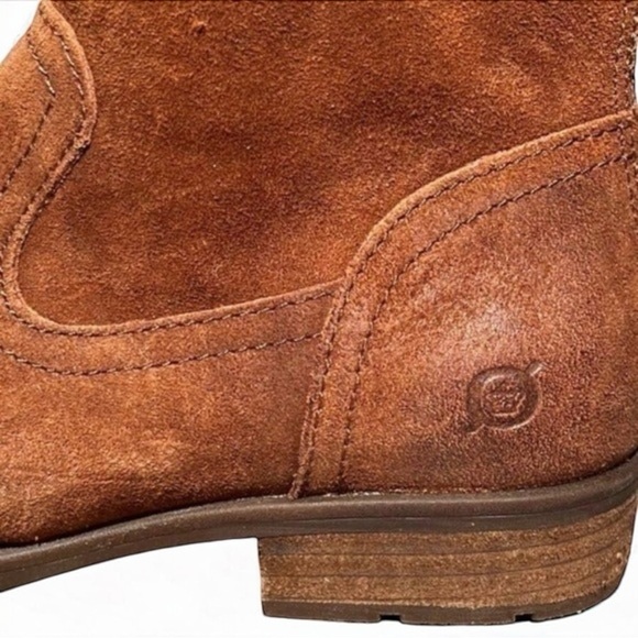 🌻NEW Born Borman Knee High Distressed Rust Copper Leather Boots Size 6 - Picture 11 of 13